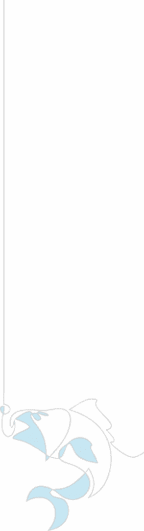 Dark background with small teal leaves.